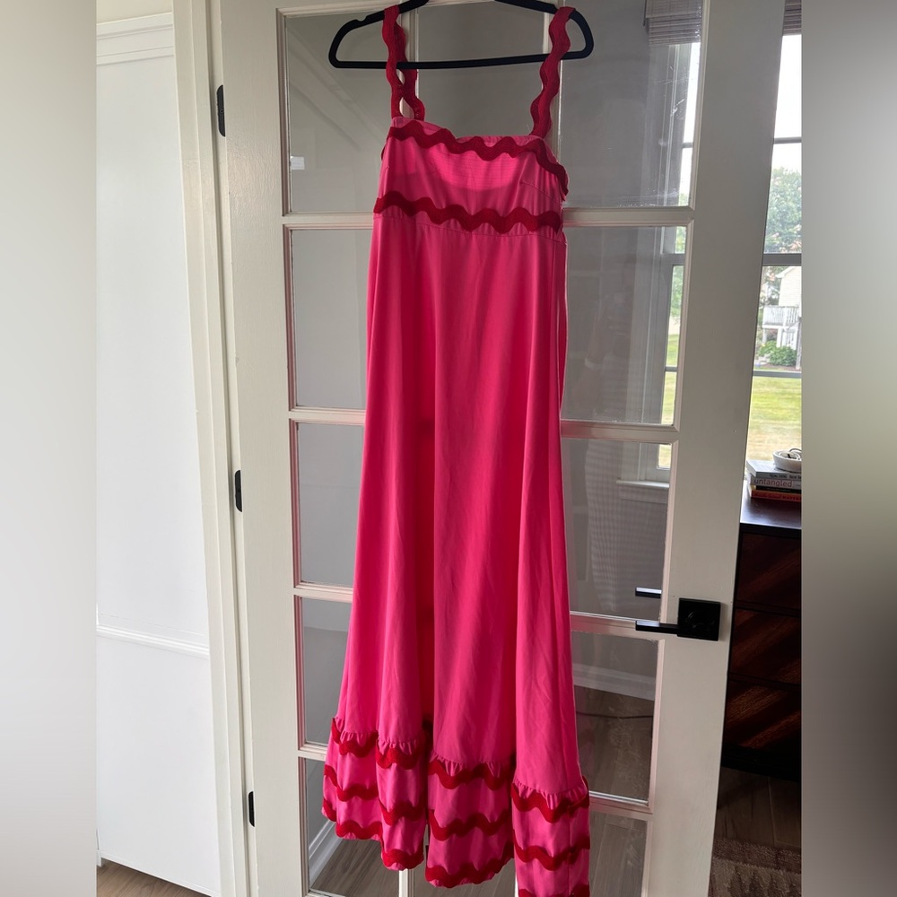 Scalloped Maxi Dress